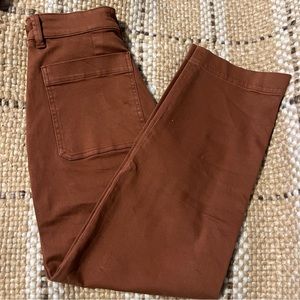 Everlane Jeans The Way High Jean Orange Denim Organic Cotton Women Size 0